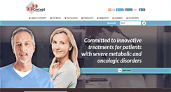 Desktop Screenshot of corcept.com
